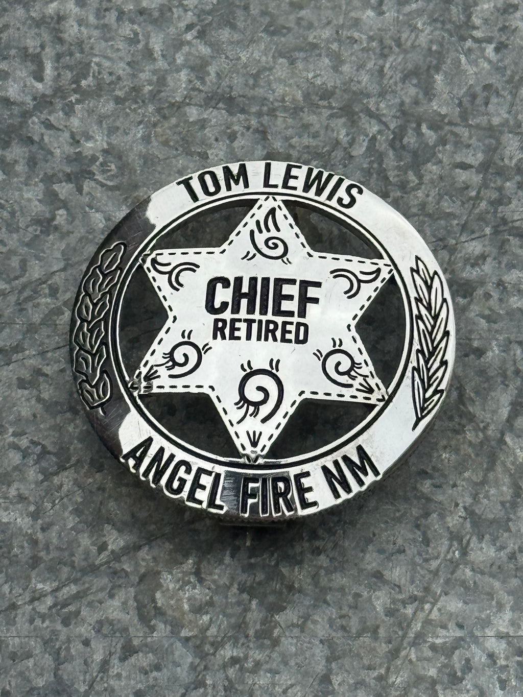 “6 Point Classic Cinco Peso Badge"