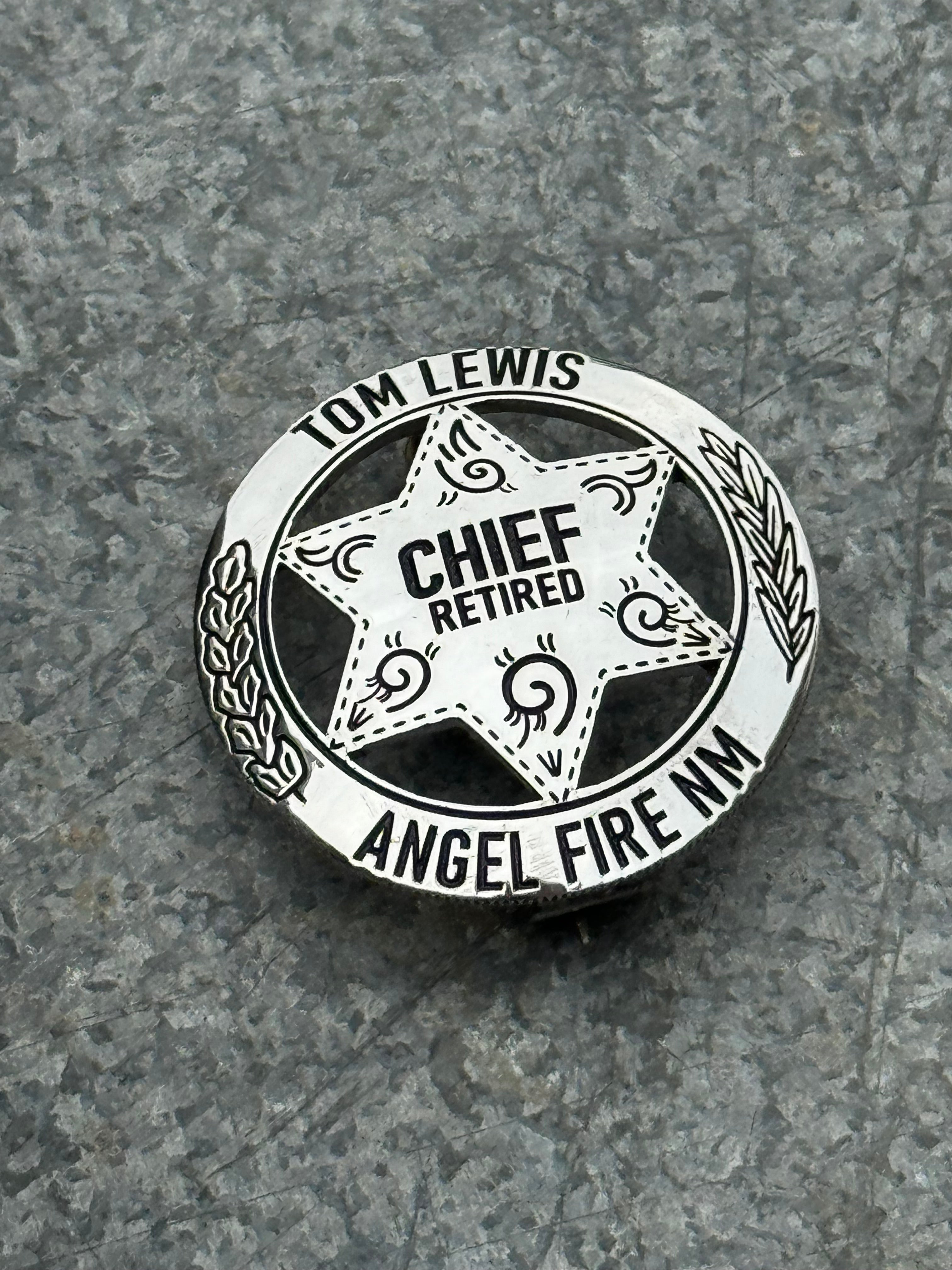“6 Point Classic Cinco Peso Badge"