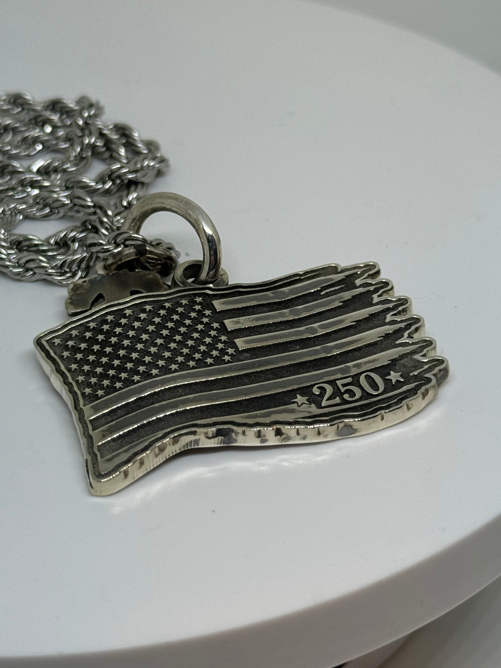 “250” Silver Pendant