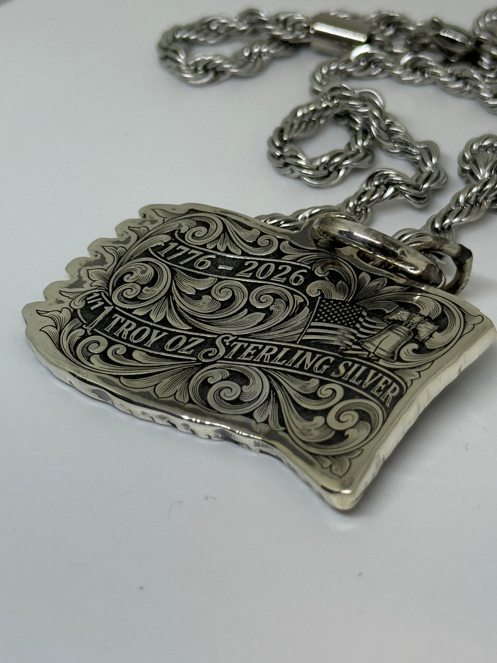 “250” Silver Pendant