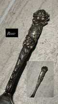 Rose Sterling Silver Spoon Ring