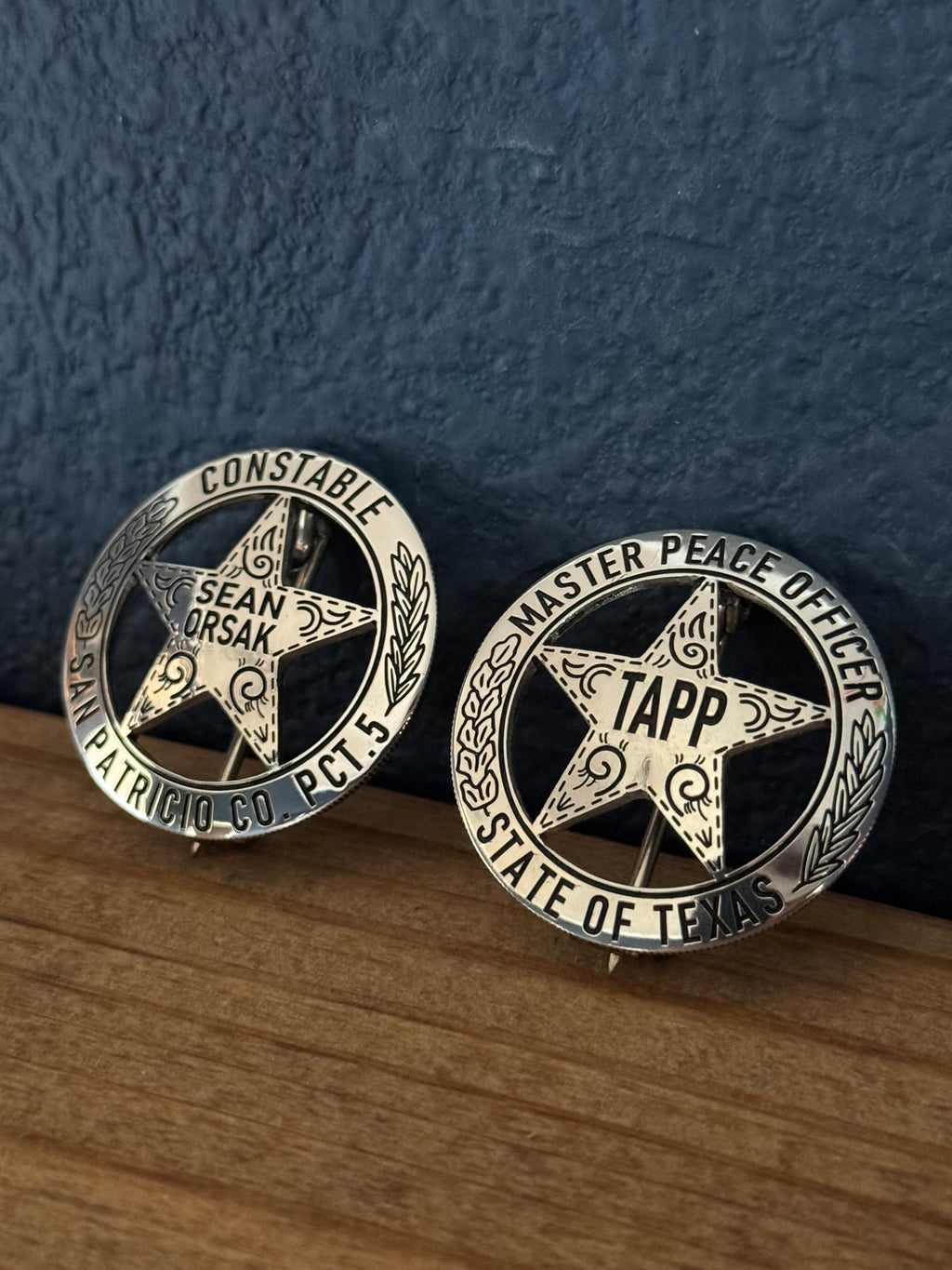 "The Classic Cinco Peso Badge"