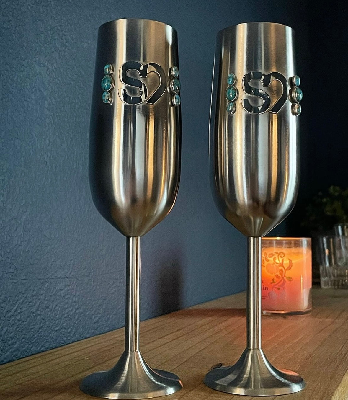 Custom Wedding Flutes
