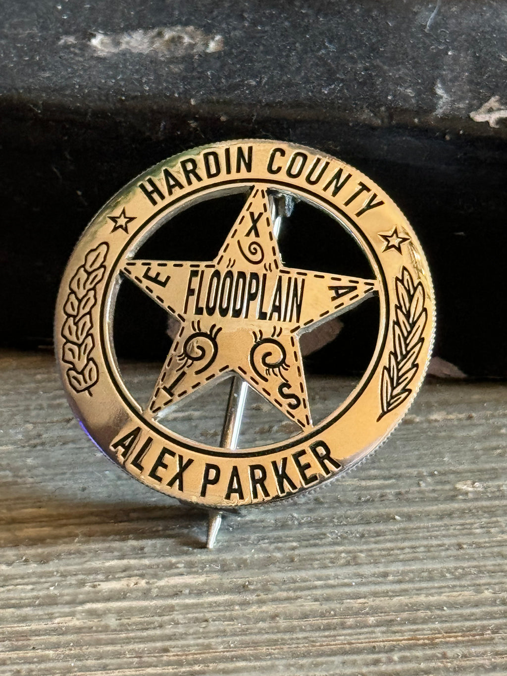 “Star Of the Show Cinco Peso Badge”